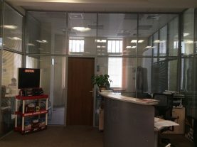 зона ресепшен после локального ремонта